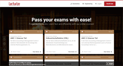 Desktop Screenshot of lecturize.com